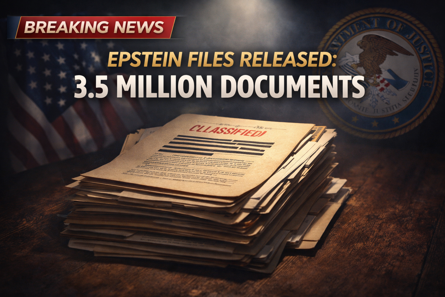 Epstein Files Bombshell: DOJ Releases 3.5 Million Documents With Explosive Claims About Bill Gates, Trump, and High-Profile Figures