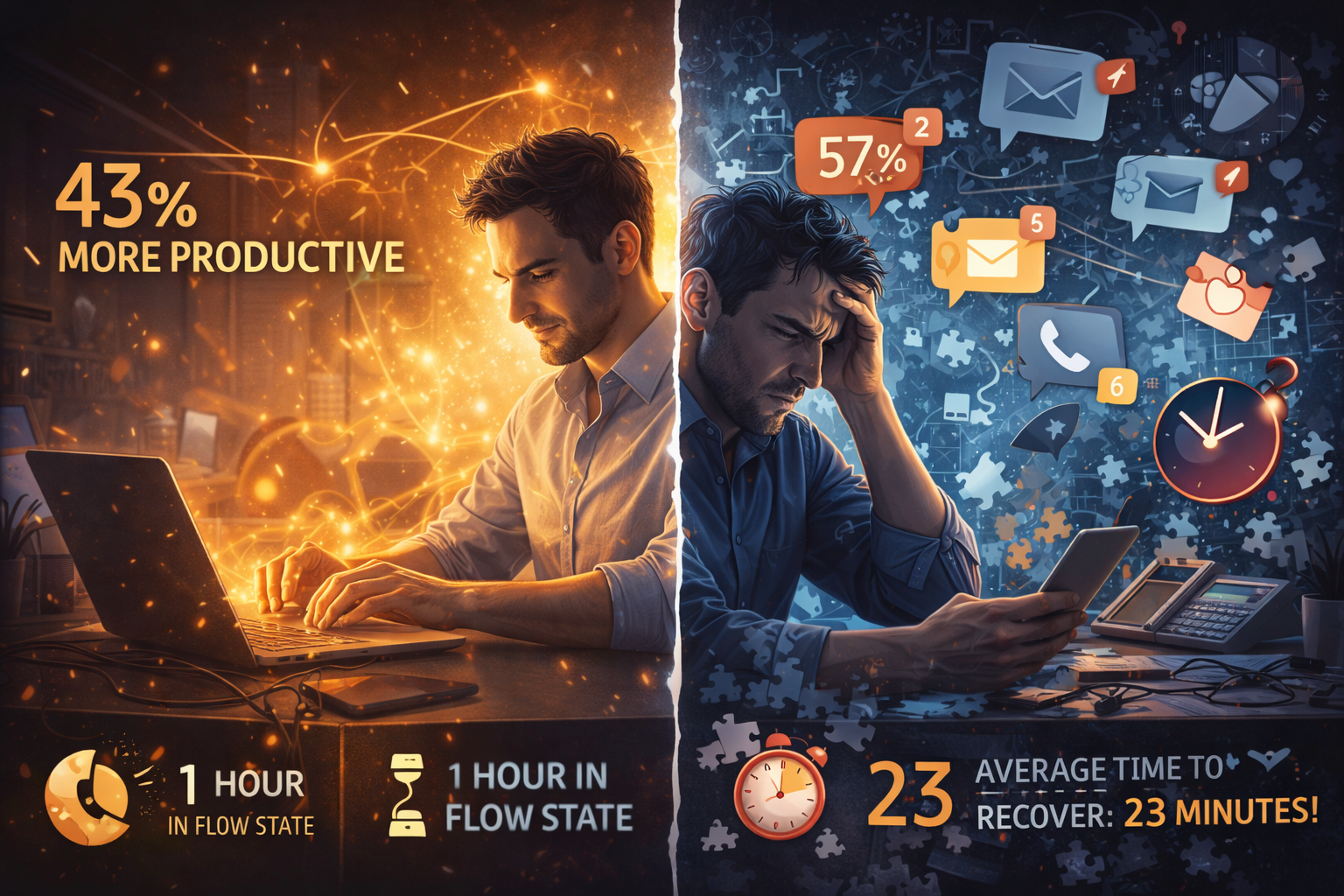 The Refocus Problem: Why It Takes 23 Minutes to Get Back on Track After Distractions